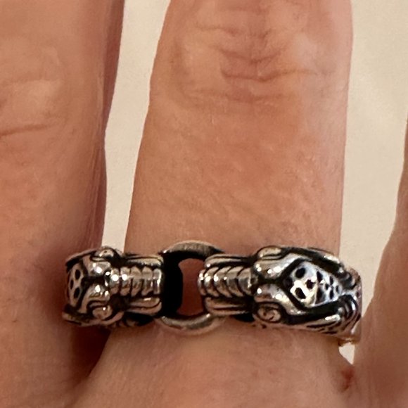 Gucci Tiger Head Ring in Sterling Silver - Picture 1 of 16